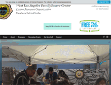 Tablet Screenshot of latinoresource.org